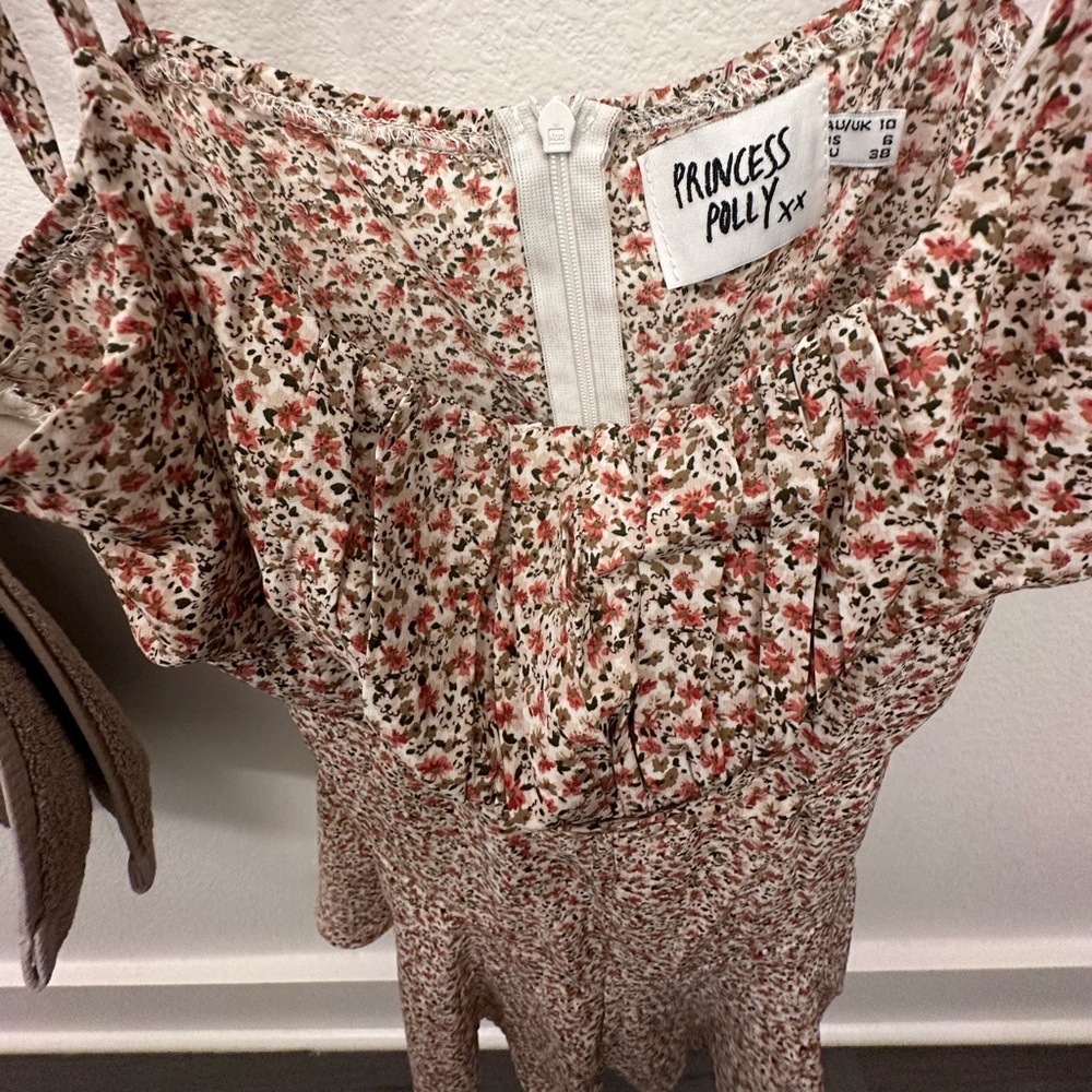 Princess Polly The Marko Romper Red Multi - size 6 - Picture 2 of 4